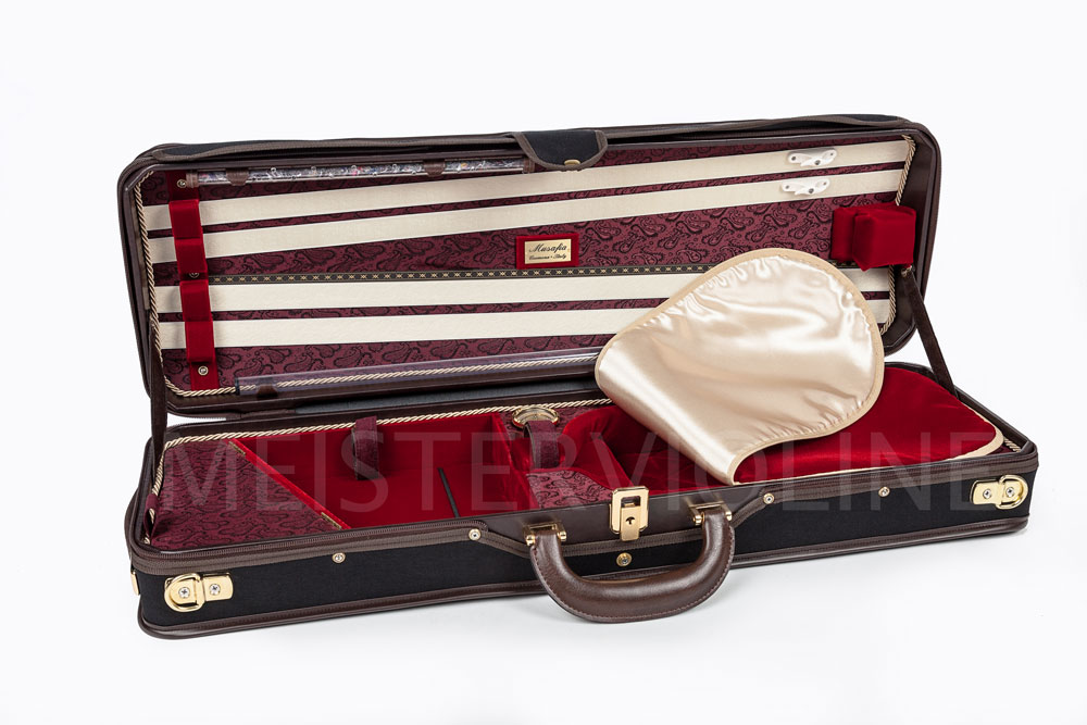 Musafia Luxury Ultralight Violin case red ✓ Meistervioline
